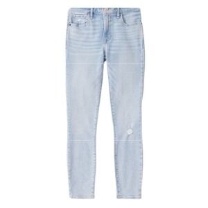 Abercrombie Fitch Super Skinny Ankle Jeans‎ Womens 28 6S Mid Rise Light Wash
